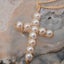 Rose Gold Pearl Womens Cross Pendant & Chain - Choice of Chain Lengths Carousel 4