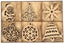 Inkdotpot 18pcs Wooden Christmas Ornaments, Unfinished Wooden Laser Cutouts Carousel 2