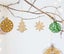 Inkdotpot 18pcs Wooden Christmas Ornaments, Unfinished Wooden Laser Cutouts Carousel 5