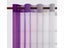 Pair of Light Filtering Semi Sheer Grommet Top Curtains Home Decorations Purple Carousel 4