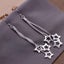 925 Sterling Silver Dangle Triple Star Earrings "Matariki" Carousel 6