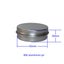10g 15g 20g 30g 50g 100g 150g Aluminium tin jar 1 pc Carousel 12