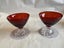 SALE! Anchor Hocking Ruby Red Bubble-footed Dessert Cups - gorgeous Carousel 4