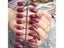 True Color Fashion Fake Nails Jujube Dark Red Stiletto Press On Nails DIY Carousel 4