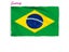 3ftx5ft 150x90cm Custom Brazil Flag Banner National Flag Super-Poly Carousel 5