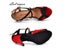 Ladingwu Women Latin Dance Shoes Flannel Salsa Women Ballroom Dancing Shoes For Carousel 8