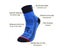 Men Women Cycling Sport Socks Breathable Wicking Carousel 4