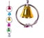 5 Pieces Bird Toys Multi functions Parrot Cage Bells Swing Chewing Swing Toys Carousel 5