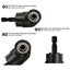 Black 1 / 4 Inch Hex Shank Drill Bit Angle Driver 105 Degree Right Angl Carousel 3