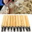 Wood Carving Hand Chisel Woodworking Tool Woodworkers Gouges 12pcs set Carousel 5