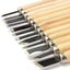 Wood Carving Hand Chisel Woodworking Tool Woodworkers Gouges 12pcs set Carousel 7