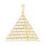 Premium Bling - 925 Sterling Silver 3D Pyramid Carousel 1