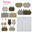 Resin Molds Silicone Mold Crystal Tray DIY Jewelry Kit Carousel 9