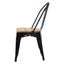 Amelie Chair - Matt Black / Natural Elm Wood Carousel 4