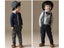 Fashionable England Style Boy's Wedding Party Suit Free Bowtie Strap 929A Carousel 4