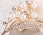 Women Flower Faux Pearl Brooch Fashion Brooch Jewelry - WHITE Carousel 3