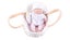 Bonikka Carry Cot With Baby Doll, Bottle & Blanket - 23cm Carousel 1