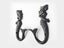Cast Iron Mermaid Wall Hooks Vintage Rustic Wall Hanger (Set of 2) Carousel 3