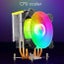 COOLMOON X400 CPU Cooler 4 Heat Pipes 5V ARGB 12cm Mute PWM CPU Cooler Supports Carousel 3