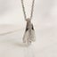 18K White Gold Crystal Necklace "Regina" Carousel 3