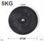 Olympic Weights Set /75kg Rubber Weights & 7FT Bar NEW Carousel 4