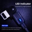Fast Charger USB Data Cable 180 Degree Spinning Head L-Shape iPhone / ISO - 2M Carousel 6
