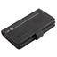 Galaxy A30 all in one Suede wallet case front zip pocket lanyard black Carousel 4