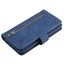 Redmi 10 all in one Suede wallet case front zip pocket lanyard navy Carousel 5