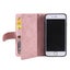 Samsung galaxy a33 5g all in one Suede wallet case front zip lanyard rose gold Carousel 7