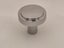Knob Chrome Round Large - Cabinet Drawer and Cupboard Door Modern Carousel 1