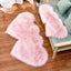 Shaggy Rug Double Heart Shape Rug Fluffy Imitation Wool Home Decor Carpet Mat Carousel 5