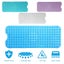 Anti Non Slip Bath Shower Mat PVC Bathroom Mat Rubber Strong Suction Extra Large Carousel 2