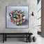 ON SALE FREE SHIPPING - 1 Piece Canvas Print - Pop Art Carousel 2
