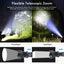 LED Torch Rechargeable High Lumens Flashlight with two 26650 Batteries Carousel 7