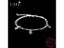 925 Sterling Silver Two Floor Small Bead Chain Leaves Pendant Anklet For Women Carousel 5