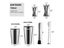 13Pcs/Set Stainless Steel Cocktail Shaker Ice Tong Mixer Drink Boston Bartender Carousel 4