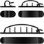 Goobay: Cable Management - 6 Piece Set (Black) Carousel 1