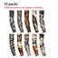 10PCS Tattoo Cooling Arm Sleeves Cover Basketball Golf Sport UV Sun Protection Carousel 6
