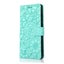 Moto G5S embossed PU leather wallet case floral green Carousel 3