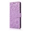 Galaxy A70 embossed PU leather wallet case floral purple Carousel 3