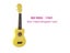 SevenAngel 21 Inch Children Ukelele Soprano 4 Strings Hawaiian Spruce Basswood Carousel 1