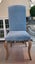LAST SET OF 5 - Cathy Upholstery dining chair - BLUE Velvet *Floor Models Carousel 5