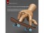 1Set Finger SkateBoard Wooden Toy Professional Stents For Children Christmas Carousel 4
