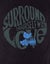 Woodstock Mens T Shirt Black Surround Yourself With Love Logo Official Carousel 3
