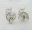 NEW 14k White Gold 1.06ctw Square Princess Brilliant Cut Diamond Stud Earrings Carousel 6