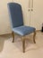 LAST SET OF 5 - Cathy Upholstery dining chair - BLUE Velvet *Floor Models Carousel 3