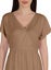 Inkmeso Wrap Style Jersey Maxi Dress Gathered Waist Summer Casual Classic Long Carousel 6