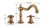 Retro Mixer Tap,Bathroom Faucet Kitchen Tap Mixers Taps Deck Mounted Taps Carousel 5