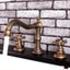 Retro Mixer Tap,Bathroom Faucet Kitchen Tap Mixers Taps Deck Mounted Taps Carousel 7