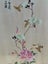 Large Original Vintage Silk Embroidery Picture of Birds and Flowers Carousel 3